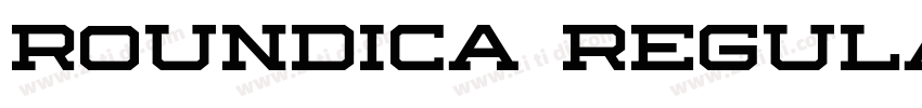 Roundica Regular字体转换 Roundica Regular字体转换